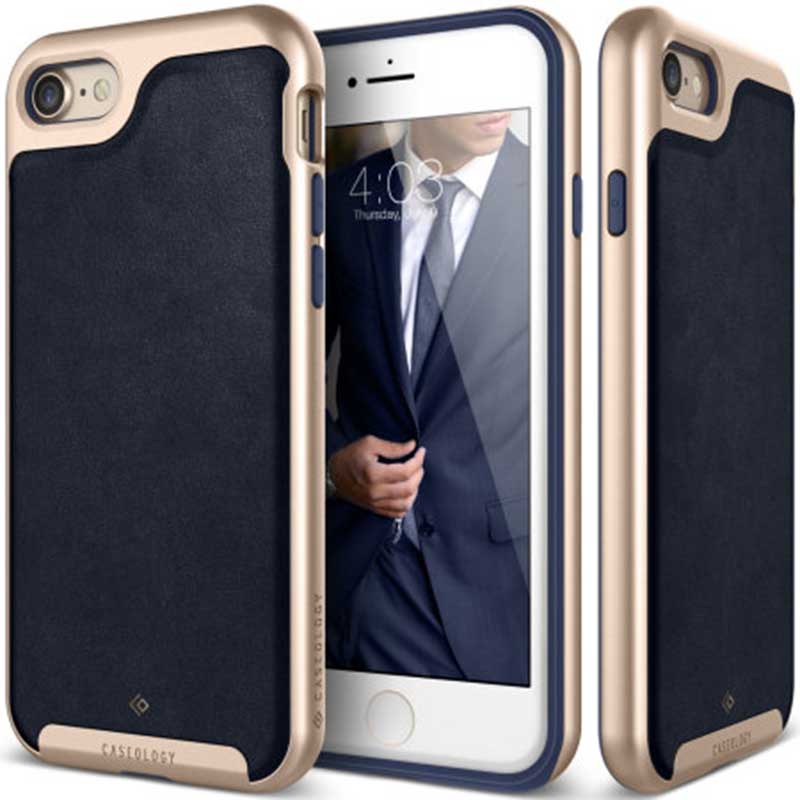 mobiletech-iphone-8-caseology-envoy-Leather-Navy-Blue